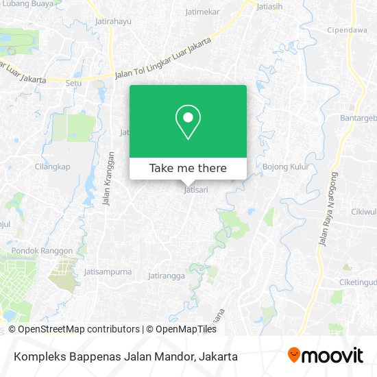 Kompleks Bappenas Jalan Mandor map