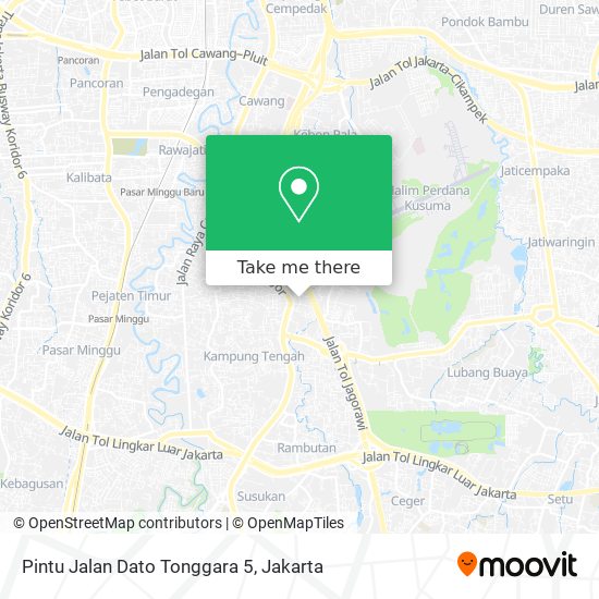 Pintu Jalan Dato Tonggara 5 map