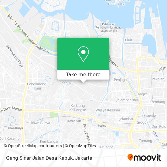 Gang Sinar Jalan Desa Kapuk map