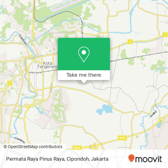 Permata Raya Pinus Raya, Cipondoh map