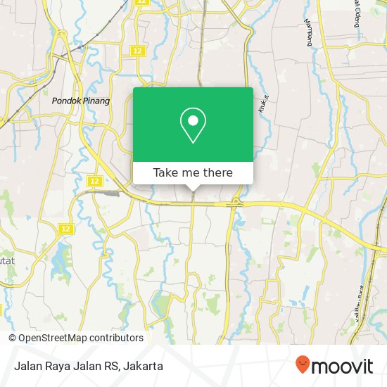 Jalan Raya Jalan RS map