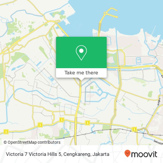 Victoria 7 Victoria Hills 5, Cengkareng map