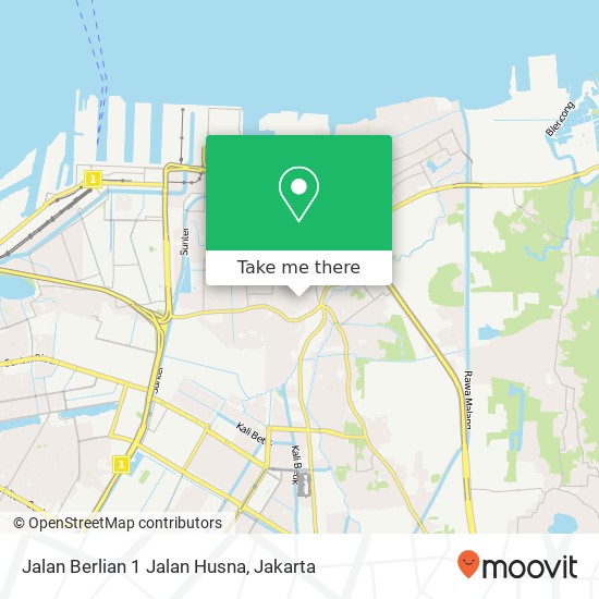 Jalan Berlian 1 Jalan Husna map