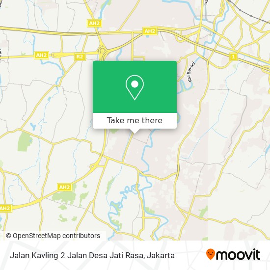 Jalan Kavling 2 Jalan Desa Jati Rasa map