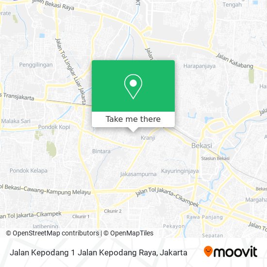 Jalan Kepodang 1 Jalan Kepodang Raya map