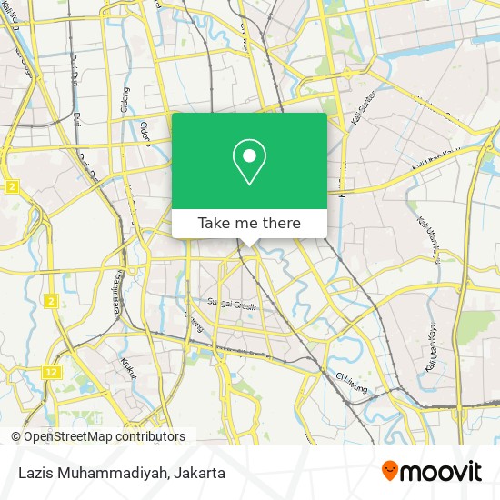 Lazis Muhammadiyah map