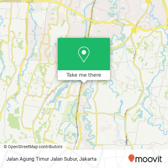 Jalan Agung Timur Jalan Subur map