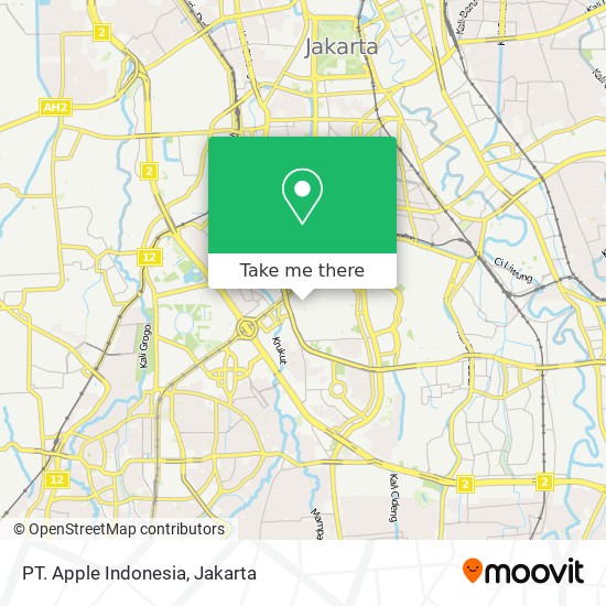 PT. Apple Indonesia map