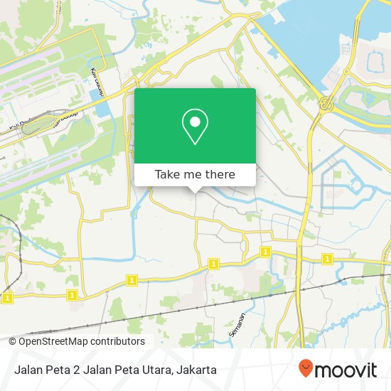 Jalan Peta 2 Jalan Peta Utara map