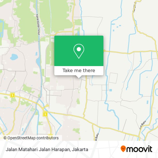 Jalan Matahari Jalan Harapan map