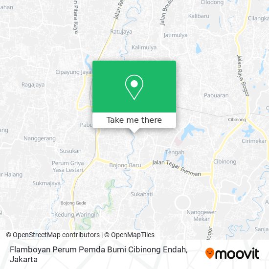 Flamboyan Perum Pemda Bumi Cibinong Endah map