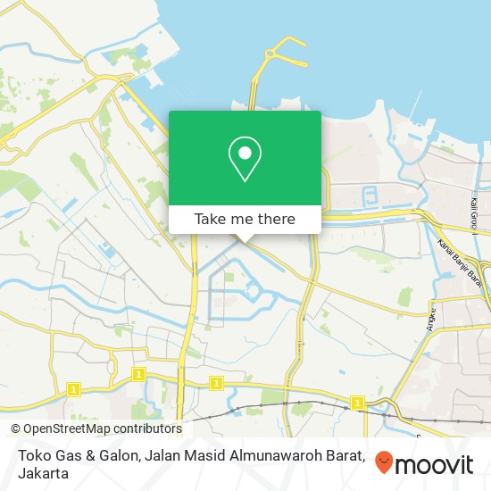 Toko Gas & Galon, Jalan Masid Almunawaroh Barat map