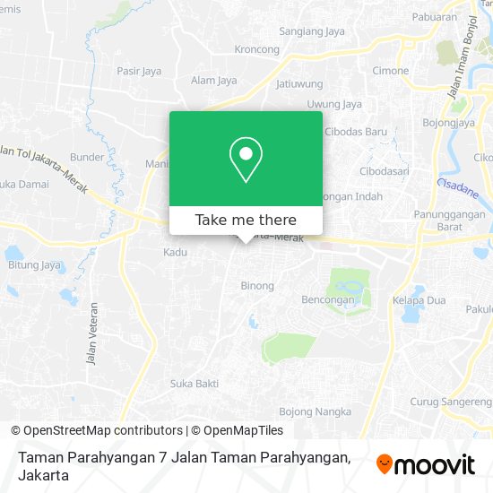 Taman Parahyangan 7 Jalan Taman Parahyangan map