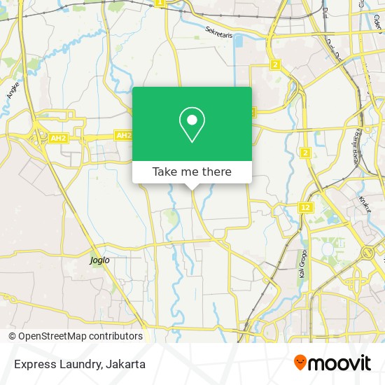 Express Laundry map