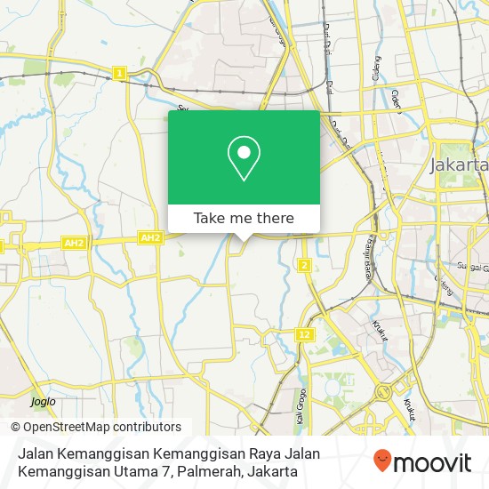 Jalan Kemanggisan Kemanggisan Raya Jalan Kemanggisan Utama 7, Palmerah map