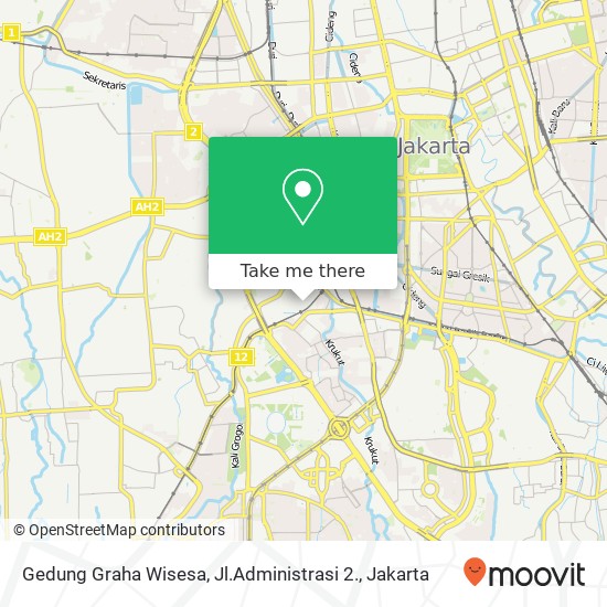 Gedung Graha Wisesa, Jl.Administrasi 2. map