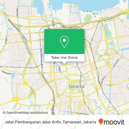 Jalan Pembangunan Jalan Arifin, Tamansari map