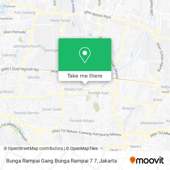 Bunga Rampai Gang Bunga Rampai 7 7 map