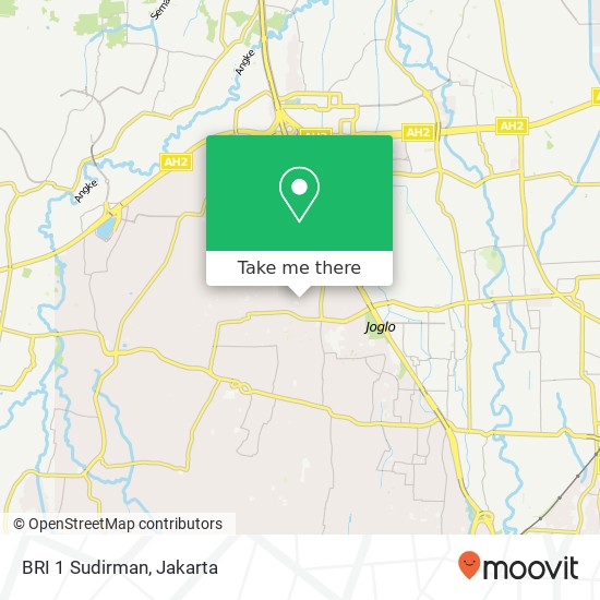 BRI 1 Sudirman map