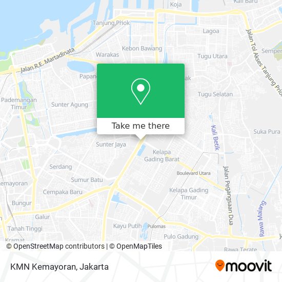 KMN Kemayoran map