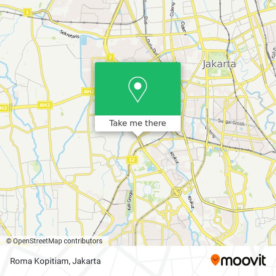 Roma Kopitiam map