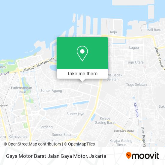 Gaya Motor Barat Jalan Gaya Motor map