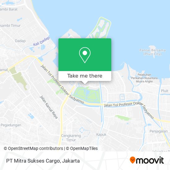 PT Mitra Sukses Cargo map