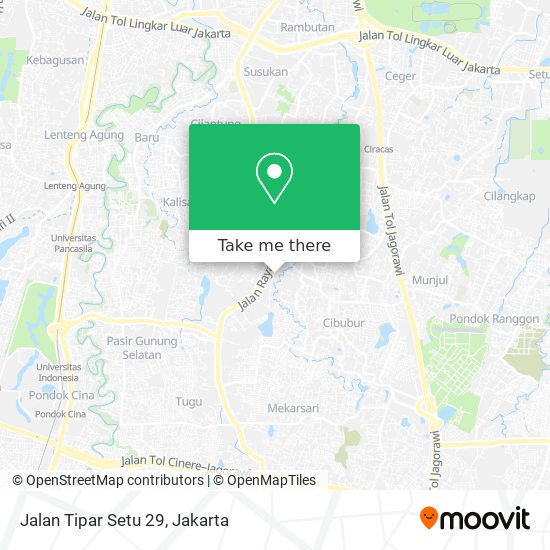 Jalan Tipar Setu 29 map