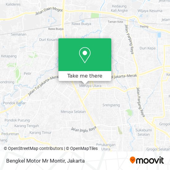 Bengkel Motor Mr Montir map