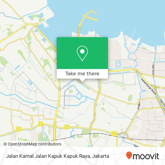 Jalan Kamal Jalan Kapuk Kapuk Raya map