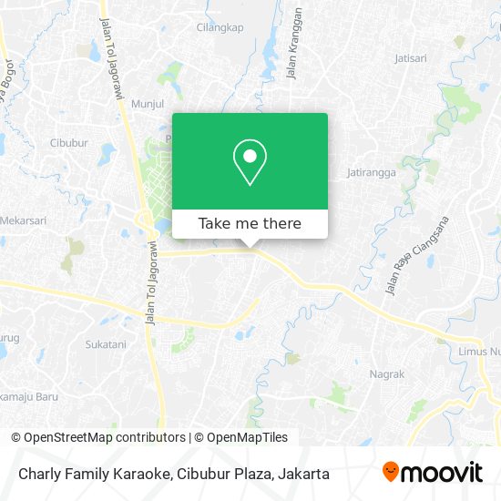 Charly Family Karaoke, Cibubur Plaza map