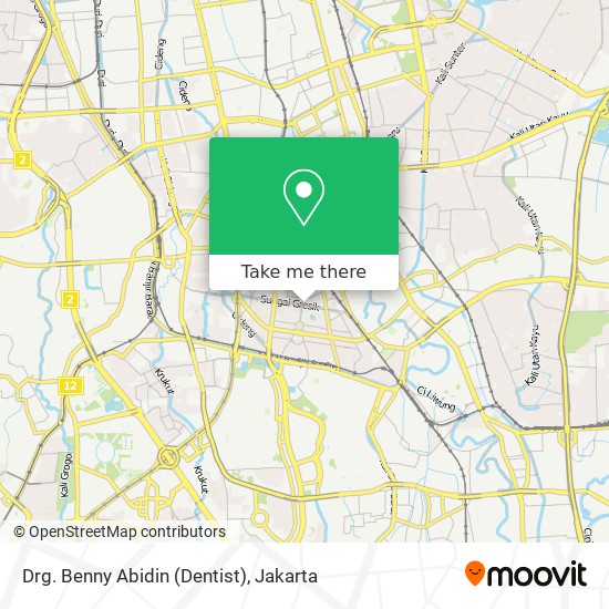 Drg. Benny Abidin (Dentist) map