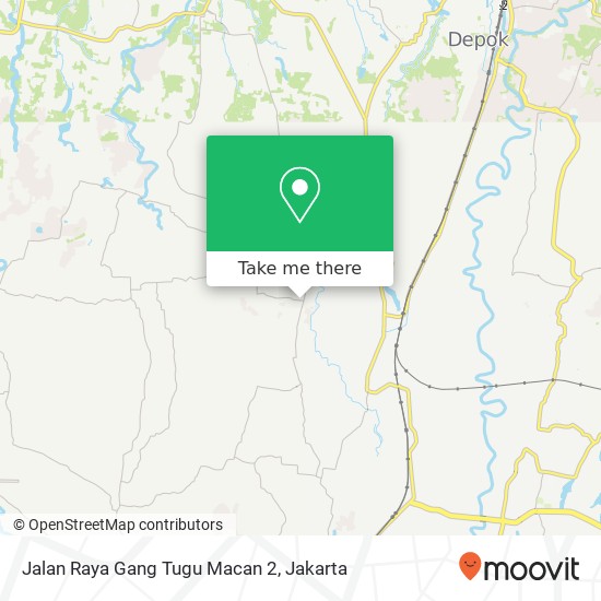 Jalan Raya Gang Tugu Macan 2 map