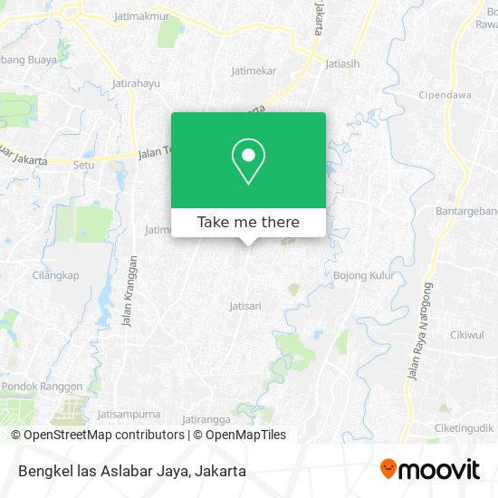 Bengkel las Aslabar Jaya map