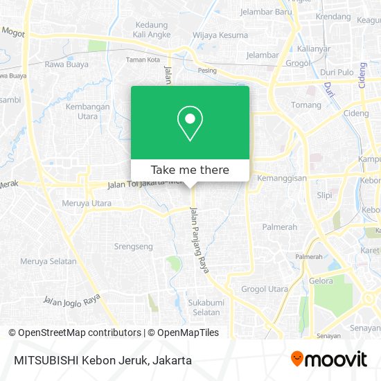 MITSUBISHI Kebon Jeruk map