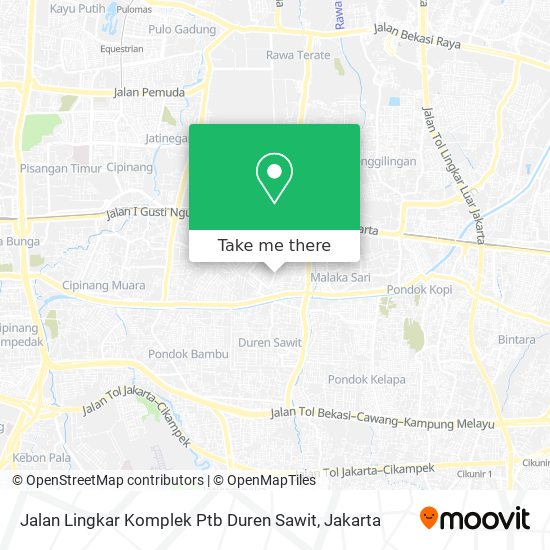 Jalan Lingkar Komplek Ptb Duren Sawit map