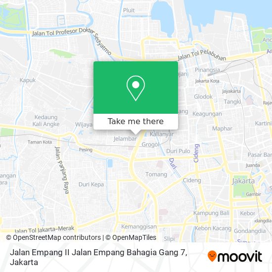 Jalan Empang II Jalan Empang Bahagia Gang 7 map