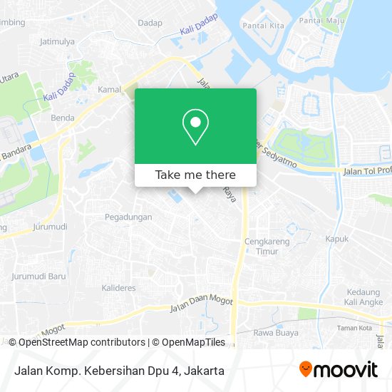 Jalan Komp. Kebersihan Dpu 4 map