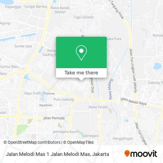 Jalan Melodi Mas 1 Jalan Melodi Mas map