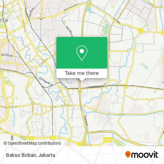 Bakso Boban map