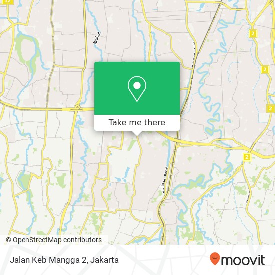 Jalan Keb Mangga 2 map