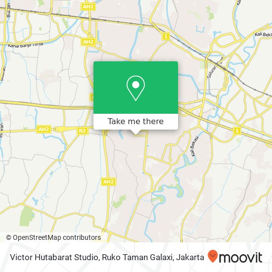 Victor Hutabarat Studio, Ruko Taman Galaxi map