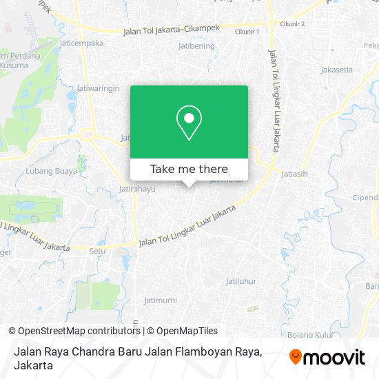 Jalan Raya Chandra Baru Jalan Flamboyan Raya map