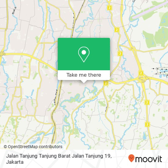 Jalan Tanjung Tanjung Barat Jalan Tanjung 19 map