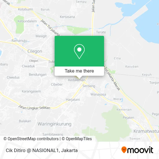 Cik Ditiro @ NASIONAL1 map