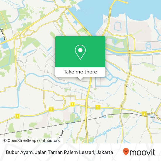 Bubur Ayam, Jalan Taman Palem Lestari map