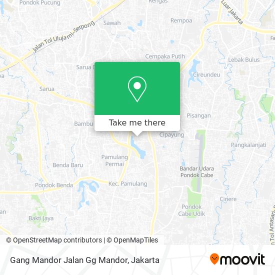 Gang Mandor Jalan Gg Mandor map