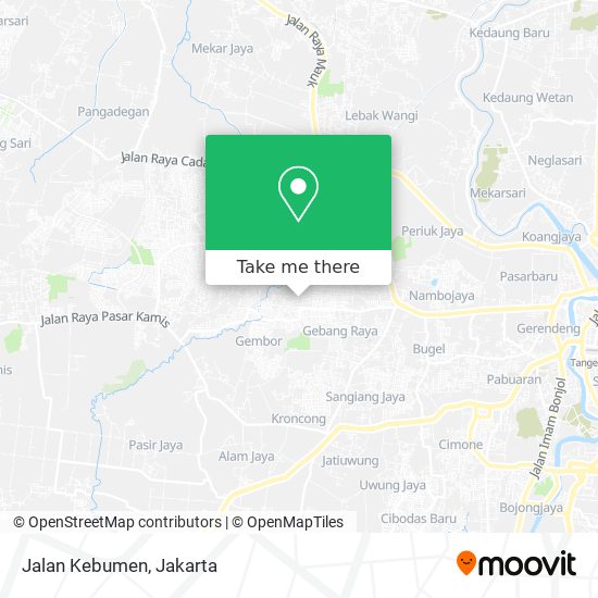 Jalan Kebumen map