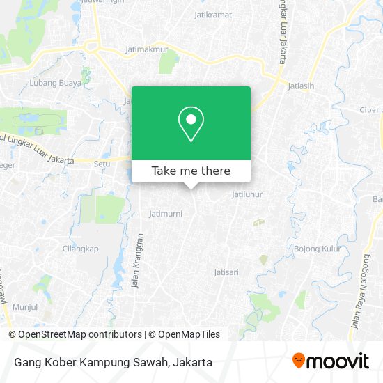 Gang Kober Kampung Sawah map