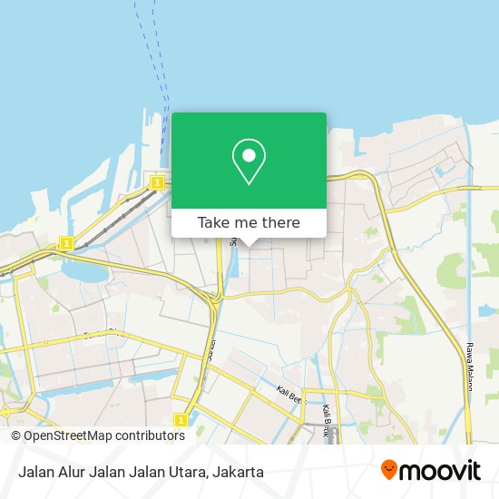 Jalan Alur Jalan Jalan Utara map